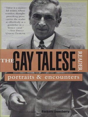 cover image of The Gay Talese Reader